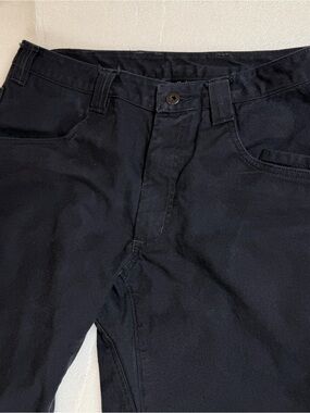 1620 Mens 36x32 Single Knee Utility Pants Black Workwear Cordura USA Hiking Note